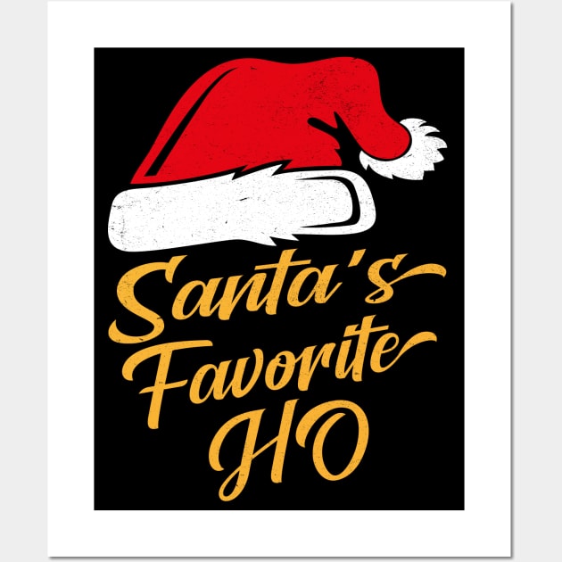 Santas favorite ho Wall Art by MZeeDesigns